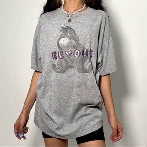 Y2K Winnie the Pooh Cute Eeyore Disney Tee